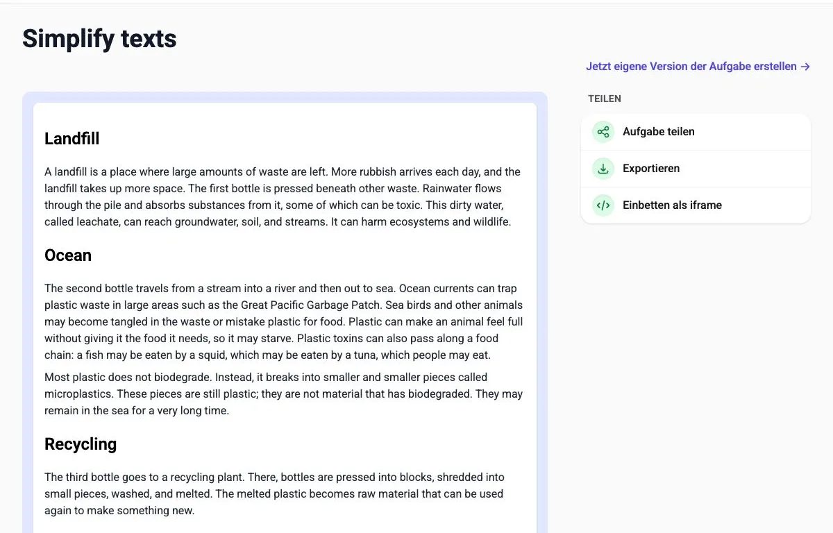 Turn a YouTube video into a supporting classroom reading