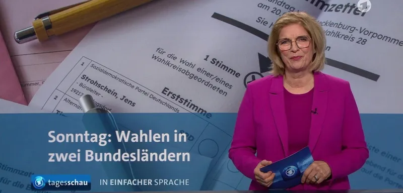 tagesschau in Einfacher Sprache 19:00 Uhr, 18.09.2026