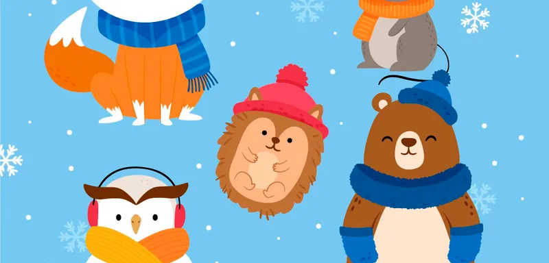 Tiere im Winter