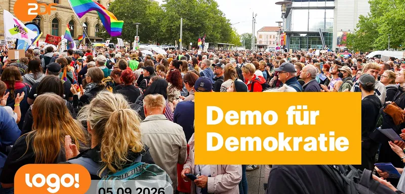 Sachsen-Anhalt: Demos einen Tag vor Landtagswahl | logo!-Nachrichten vom 05.09.26
