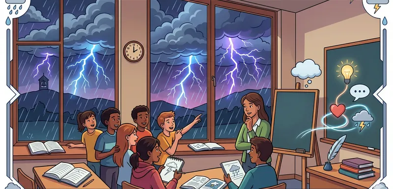 „Wenn's blitzt und donnert“ – Einstieg in die Wetterlyrik