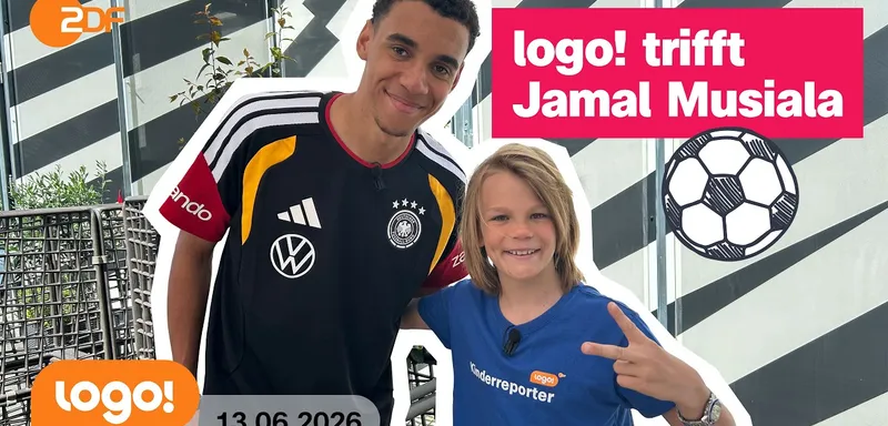 Der Bambi-Check: Warum wird Jamal Musiala so genannt? | logo! Nachrichten vom 13.06.2026