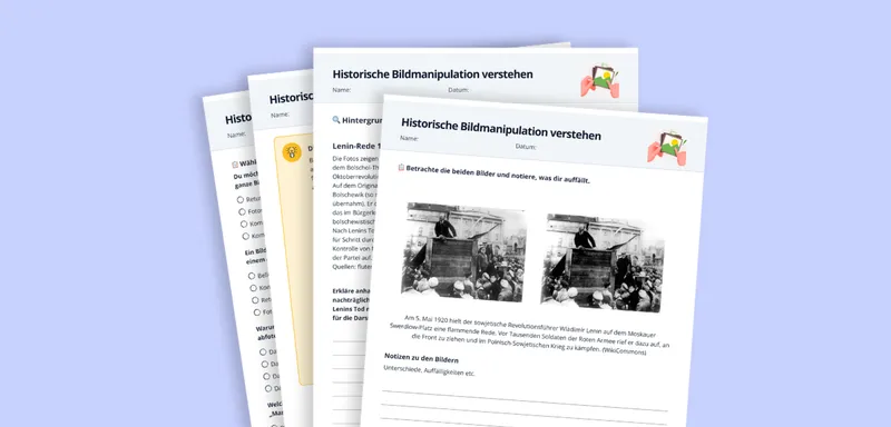 Historische Bildmanipulation verstehen