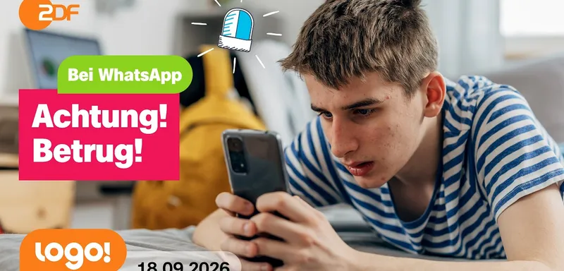 Fiese Betrugsmasche auf WhatsApp: Darauf müsst ihr achten! | logo!-Nachrichten vom 18.09.26