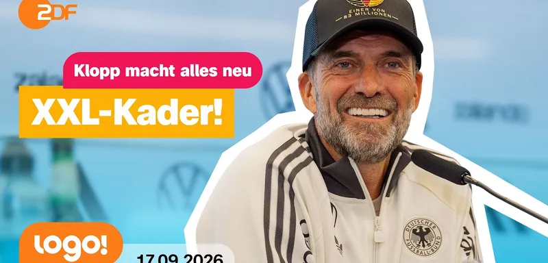 Fußballnationalmannschaft: zwei Kader für vier Spiele | logo!-Nachrichten vom 17.09.26