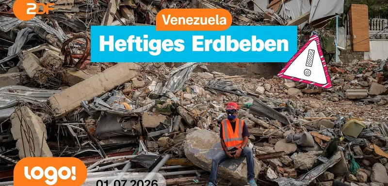 Venezuela: Wie laufen die Rettungsarbeiten nach dem Erdbeben? | logo!-Nachrichten vom 01.07.26