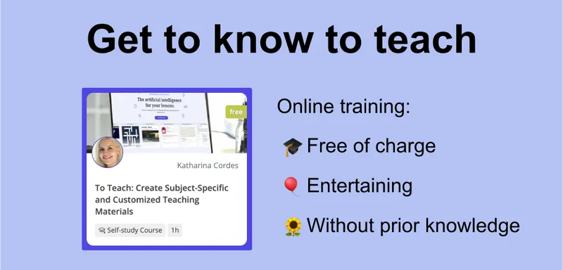 To Teach: Create Subject-Specific and Customized Teaching Materials