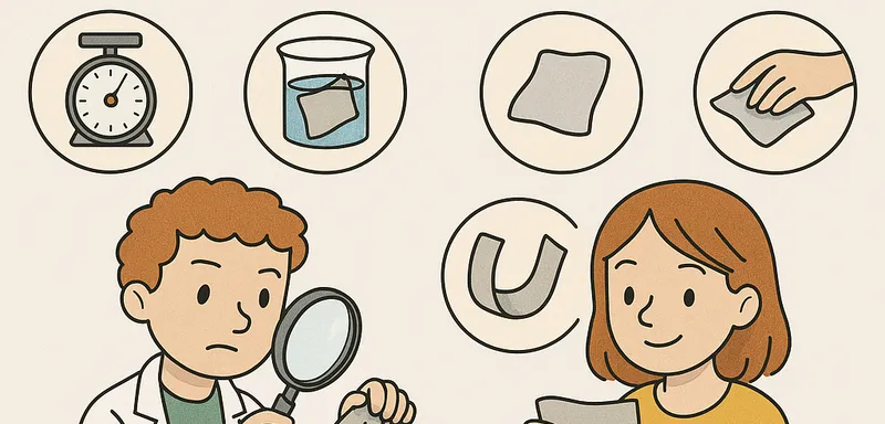 Messbare und nicht messbare Stoffeigenschaften: Was steckt im Stoff?