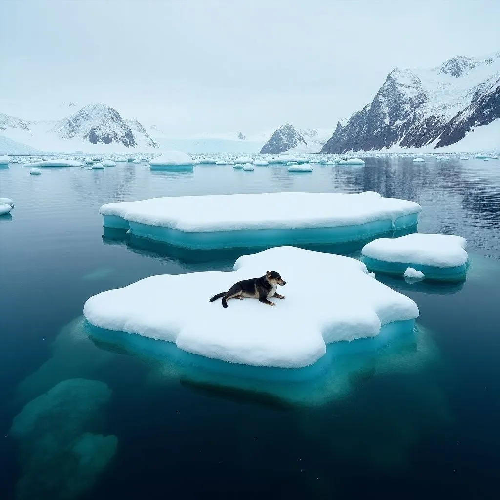 Ölbohrung in der Arktis