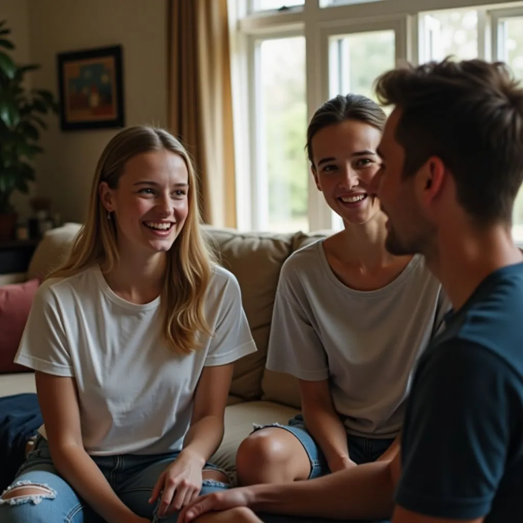 Diskussion im Freundeskreis
