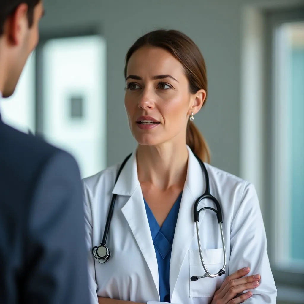 Gespräch in der Arztpraxis