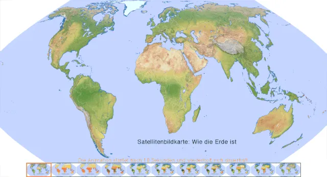 Diese Animation zeigt nacheinander 11 Karten verschiedener geozonaler Modelle und veranschaulicht so ihre Unterschiede. (Schleifendauer ca. 3 Min.)