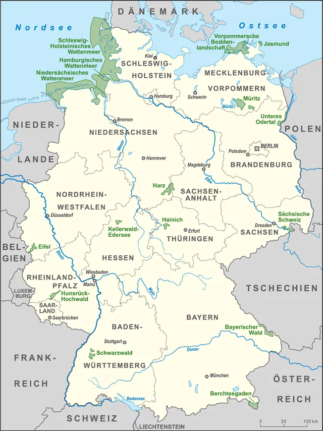Nationalparks in Deutschland