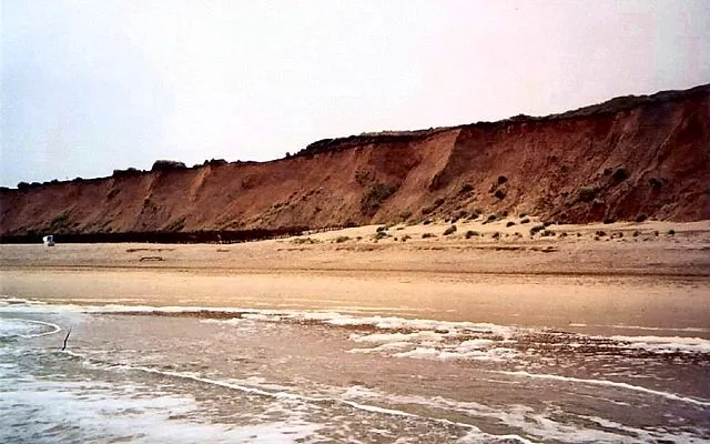 Rotes Kliff am Strand von Kampen, Sylt