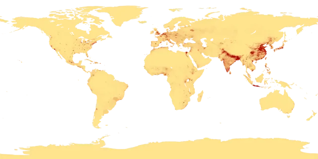 Bevölkerungsdichte nach Regionen