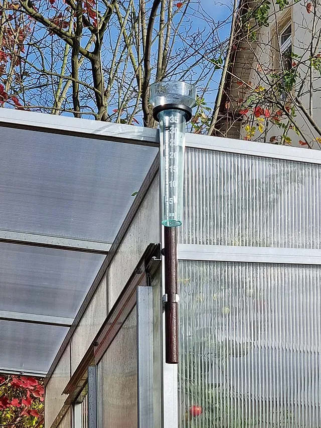 Niederschlagsmesser für den Heimbedarf