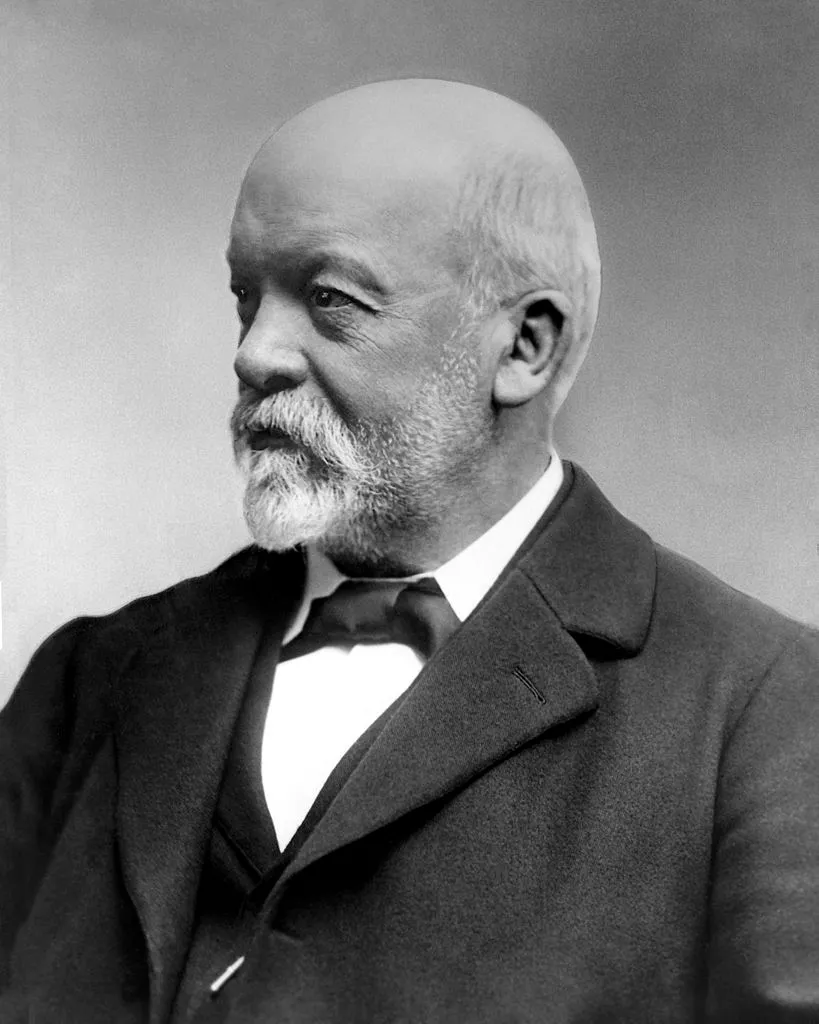 Unternehmer Gottlieb Daimler - Fotografie von 1890