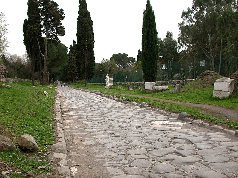 Römerstraße Via Appia in Rom