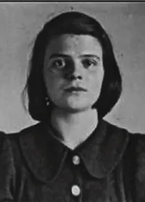 Dieses Foto wurde von der Gestapo nach der Verhaftung von Sophie Scholl am 18. Februar 1943 aufgenommen. Sie war Mitglied der Widerstandsgruppe „Weiße Rose“.