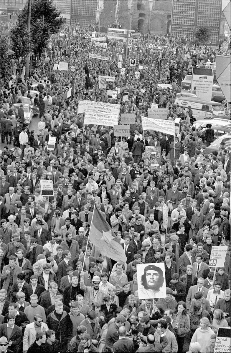 Antikriegsdemonstration in West-Berlin, 1968