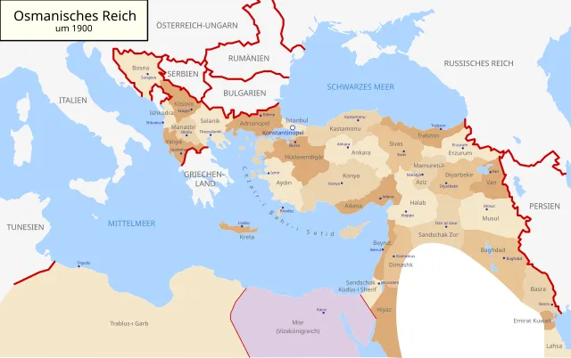 Das Osmanische Reich um 1900