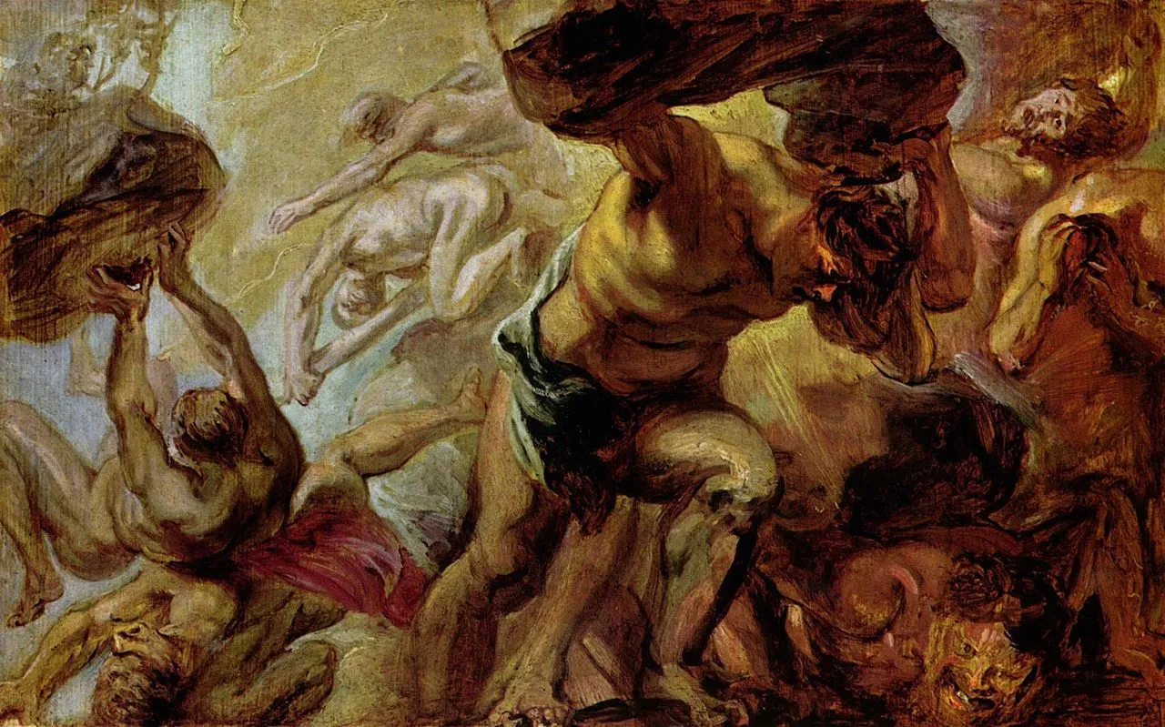 "Sturz der Titanen" - Peter Paul Rubens - (Entstehungszeitraum 1637–1638)