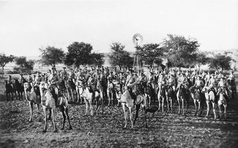Deutsch-Südwestafrika, Herero-Aufstand Deutsch-Südwestafrika Hereroaufstand 1904 Kamelreiterkompanie der deutschen „Schutztruppe“