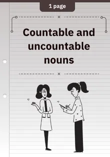 Countable and Uncountable Nouns