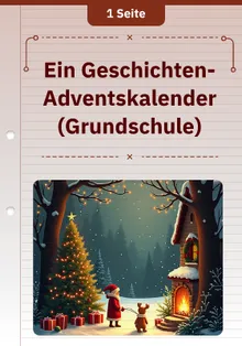 Ein Geschichten-Adventskalender (Grundschule)