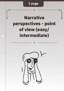 Narrative perspectives - point of view (easy/intermediate)