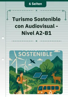 Turismo Sostenible con Audiovisual - Nivel A2-B1