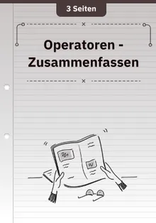 Operatoren - Zusammenfassen