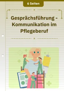 Gesprächsführung - Kommunikation im Pflegeberuf