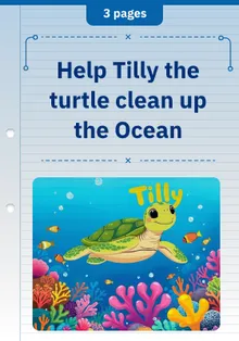 Help Tilly the turtle clean up the Ocean