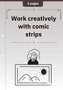 Work creatively with comic strips