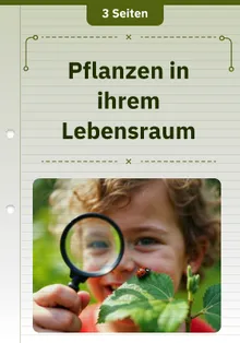 Pflanzen in ihrem Lebensraum