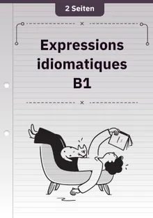 Expressions idiomatiques B1