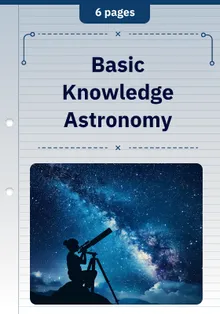 Basic Knowledge Astronomy