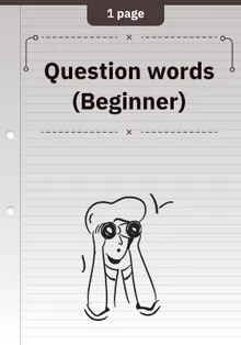 Question words (Beginner)