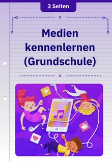 Medien kennenlernen (Grundschule)