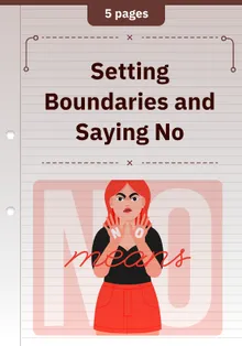 Setting Boundaries and Saying No