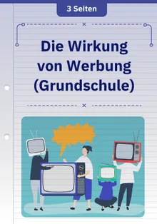 Die Wirkung von Werbung (Grundschule)