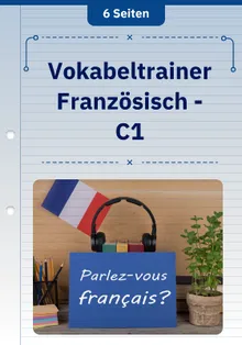 Vokabeltrainer Französisch - C1