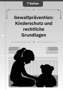 Gewaltprävention: Kinderschutz und rechtliche Grundlagen