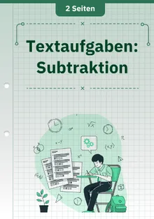 Textaufgaben: Subtraktion