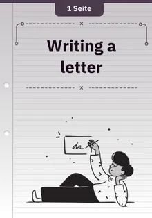 Writing a letter