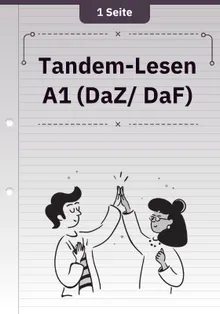 Tandem-Lesen (DaZ/DaF - A1)