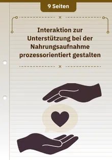 Interaktion zur Unterstützung bei der Nahrungsaufnahme prozessorientiert gestalten