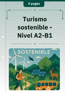 Turismo sostenible - Nivel A2-B1
