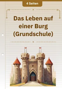 Das Leben auf einer Burg (Grundschule)